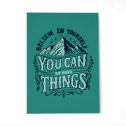 You Can Do Hard Things Postcard - Self-Care Shirts