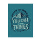 You Can Do Hard Things Poster - Self - Care Shirts