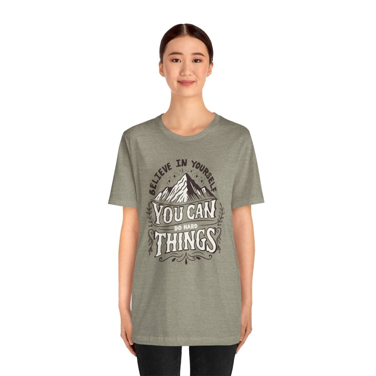 You Can Do Hard Things Stone | Mental Health Shirt - Self - Care Shirts