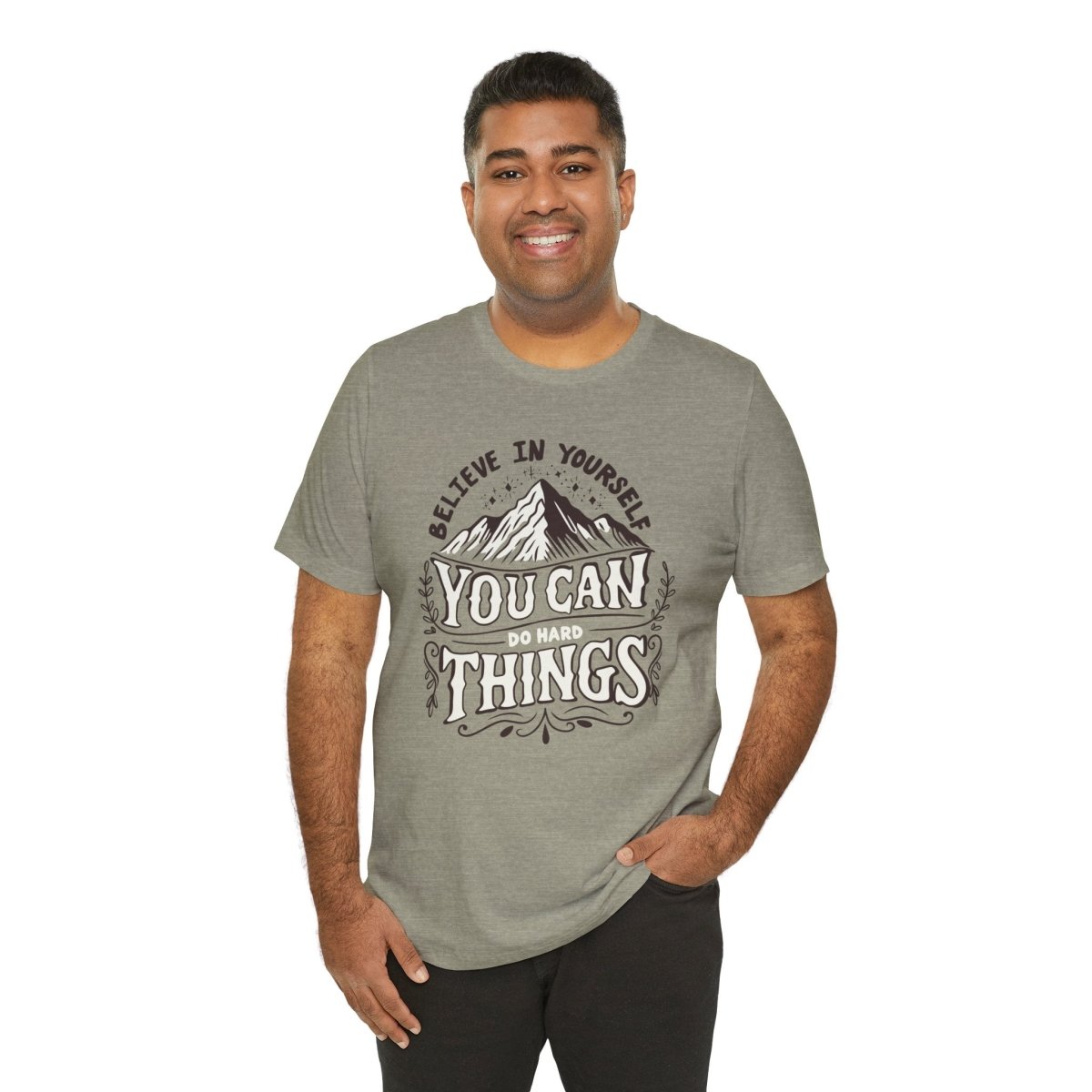 You Can Do Hard Things Stone | Mental Health Shirt - Self - Care Shirts