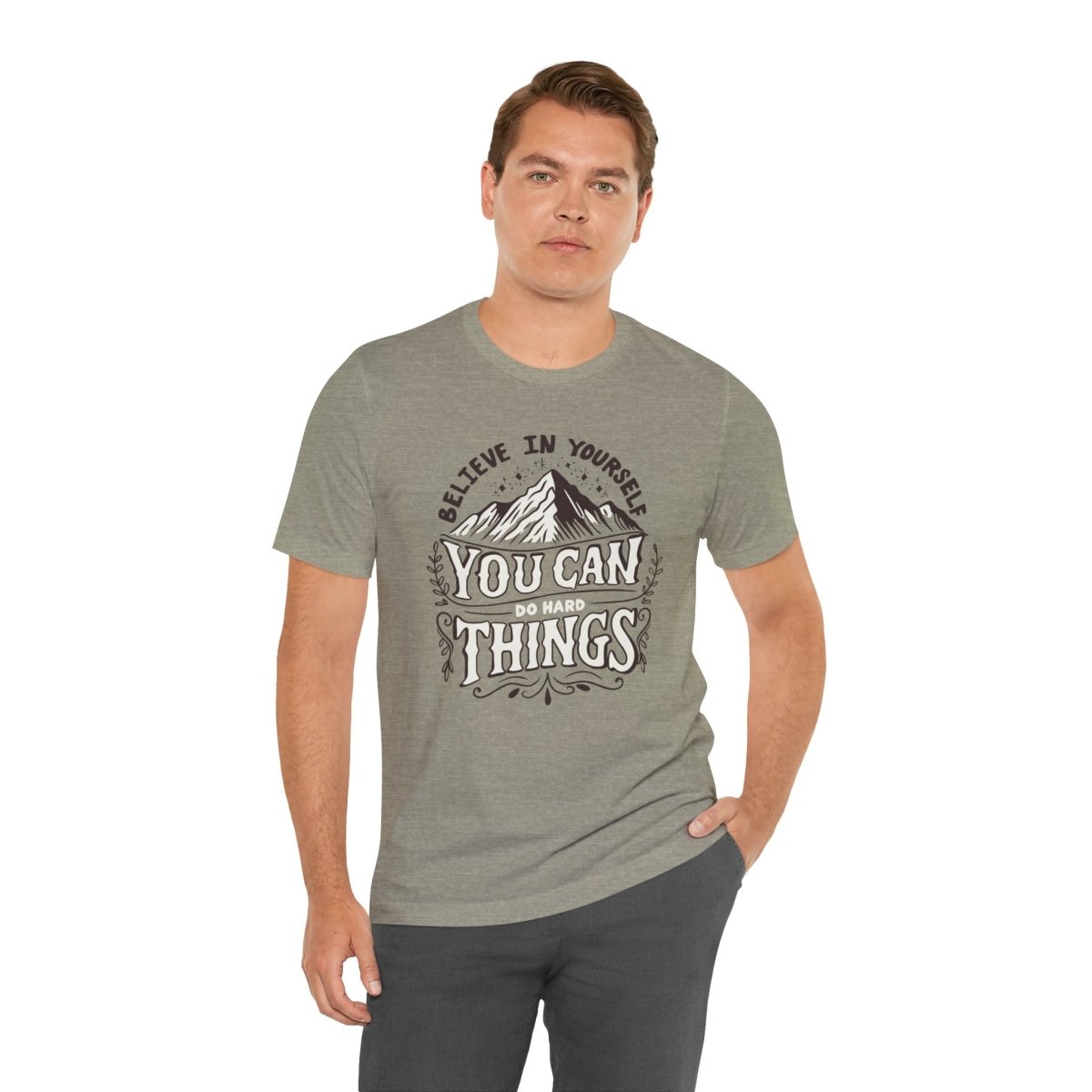 You Can Do Hard Things Stone | Mental Health Shirt - Self - Care Shirts