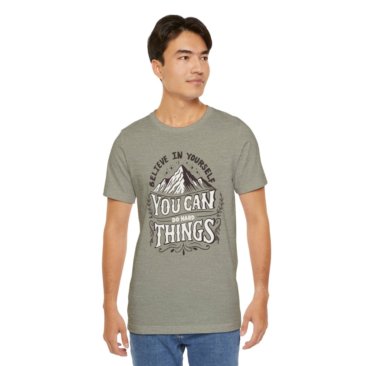 You Can Do Hard Things Stone | Mental Health Shirt - Self - Care Shirts
