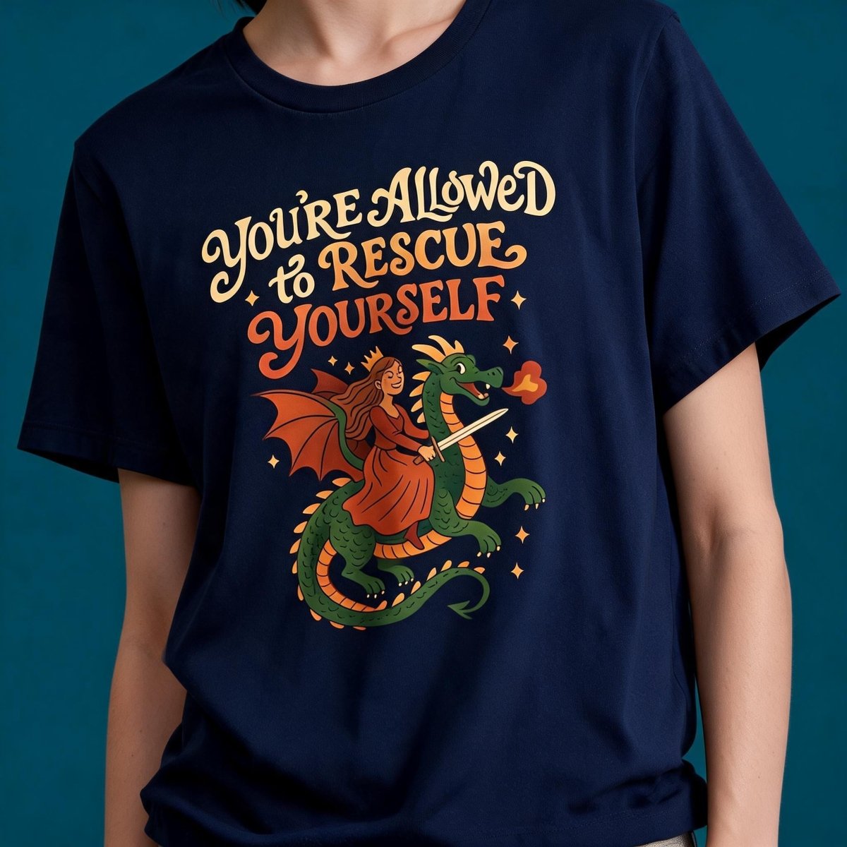 You're Allowed to Rescue Yourself Shirt - Self-Care Shirts